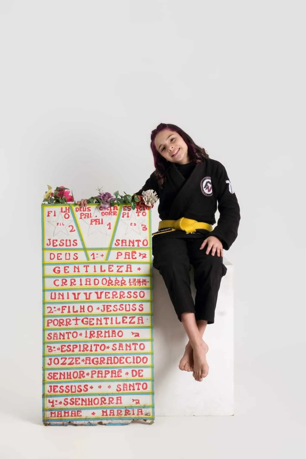 Aos 9 anos, “Monstrinha” de Guadalupe leva jiu-jitsu e legado de família para o tatame