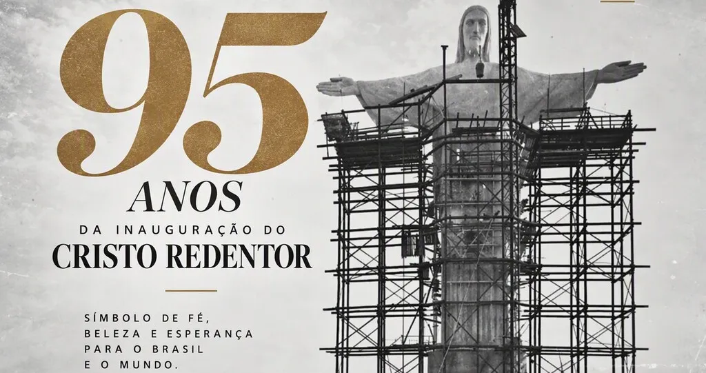 Cristo Redentor celebra 95 anos como símbolo de fé, acolhimento e identidade brasileira