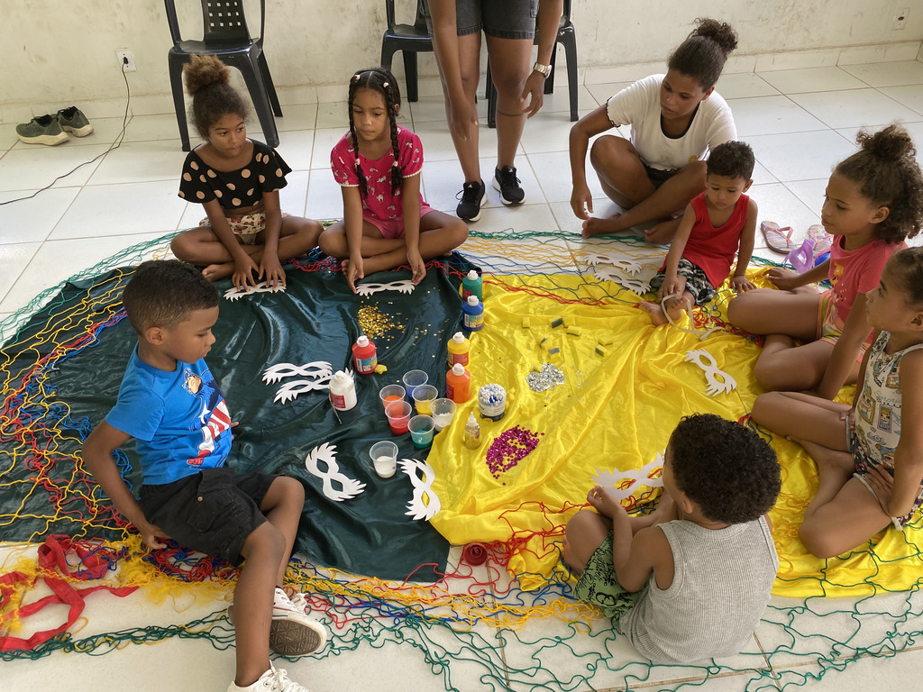 Parceria entre Conexão dos Crias e Voz de Guadalupe anima o sábado de Carnaval das crianças do Gogó de Guadalupe